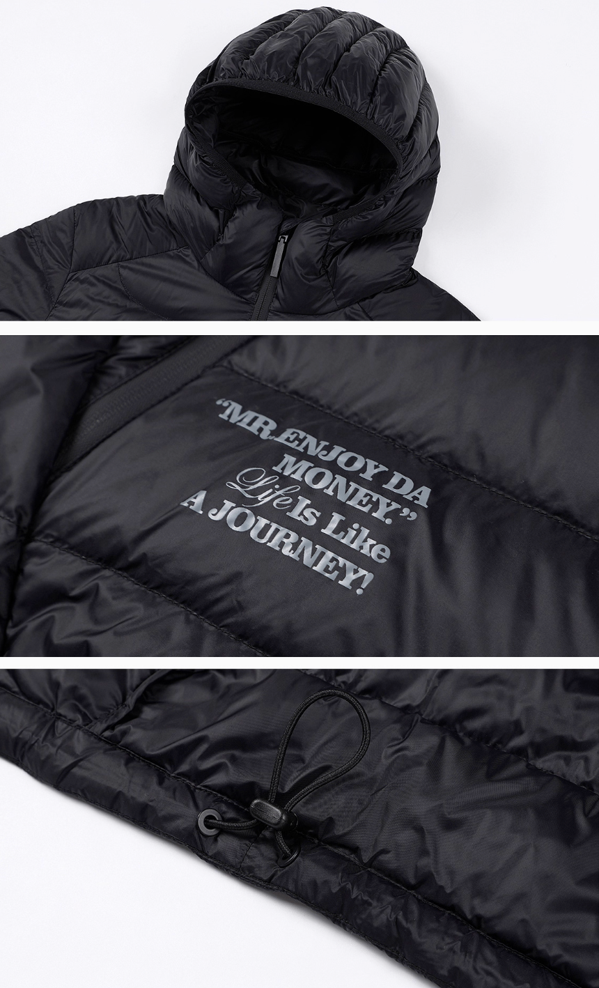MEDM Waterproof Lightweight Hooded Down Jacket