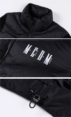 MEDM Shoulder Patchwork Lightweight Down Jacket