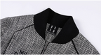 MEDM Pearl Tweed Short Varsity Jacket