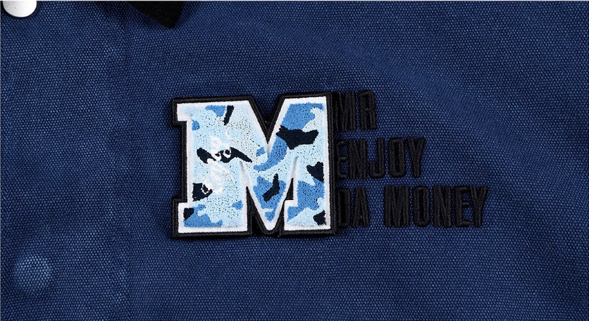 MEDM Camouflage Velcro Patch Detroit Jacket