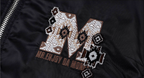MEDM Ethnic Trim MA-1 Bomber Jacket