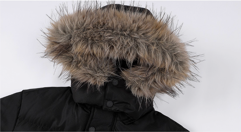 MEDM Detachable Fur Hooded Down Jacket