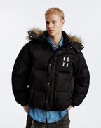 MEDM Detachable Fur Hooded Down Jacket