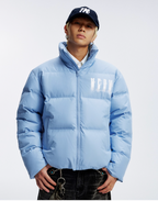 MEDM Rhinestone Studded Logo Down Jacket