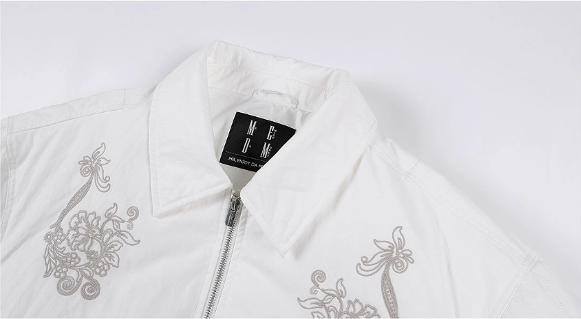 MEDM Floral Embroidered Puffer Jacket