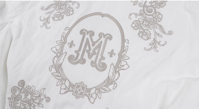 MEDM Floral Embroidered Puffer Jacket