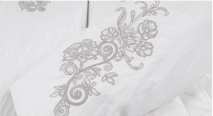 MEDM Floral Embroidered Puffer Jacket