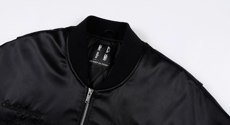 MEDM 3D Rose Foam MA-1 Bomber Jacket