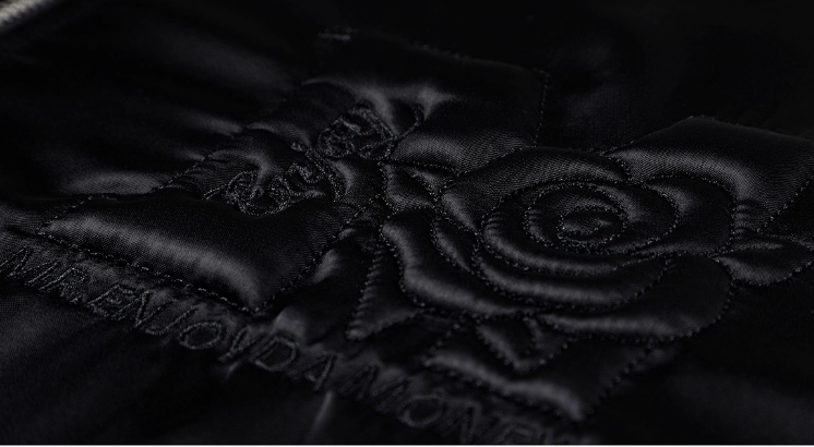 MEDM 3D Rose Foam MA-1 Bomber Jacket