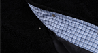 MEDM Plaid Trim Sherpa Short Jacket