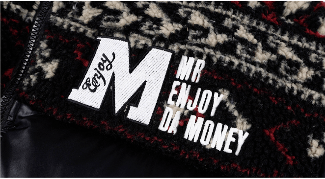 MEDM Ethnic Patchwork Puffer Jacket