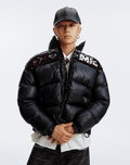 MEDM Ethnic Patchwork Puffer Jacket