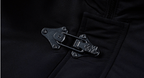 MEDM Detachable Fur Metal Snaps Down Jacket