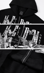 MEDM Angel Patch Zip Up Hoodie