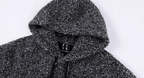 MEDM Gradient Embroidery Sherpa Fleece Hoodie
