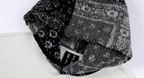 MEDM Patterned Sherpa Hood Patchwork Hoodie