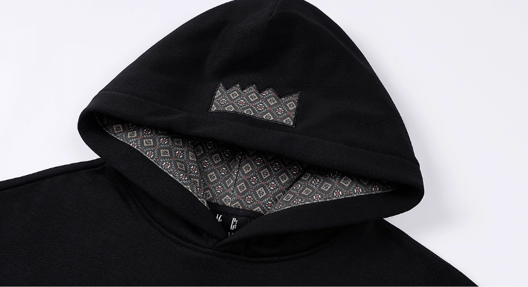 MEDM Ethnic Patchwork Hoodie