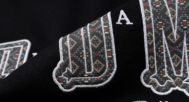 MEDM Ethnic Patchwork Hoodie