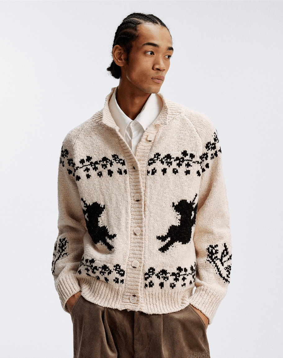 MEDM Angel Cowichan Knit Cardigan