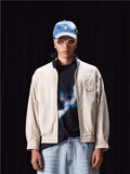 Labt Suede Leather Lined Plaid Harrington Jacket