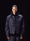 Labt Cowboy Wave Button Denim Jacket
