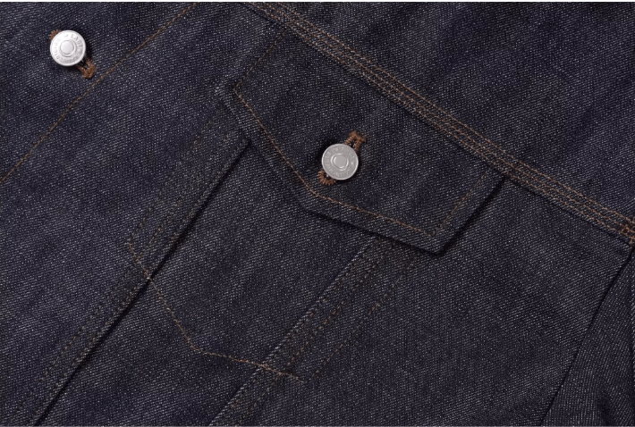 Labt Cowboy Wave Button Denim Jacket