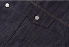 Labt Cowboy Wave Button Denim Jacket