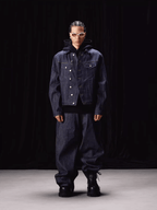 Labt Cowboy Wave Button Denim Jacket