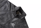 Labt PU Leather Structured Racing Jacket