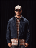 Labt Printed Vintage Effect Quilted Work Jacket