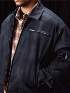 Labt Printed Vintage Effect Quilted Work Jacket