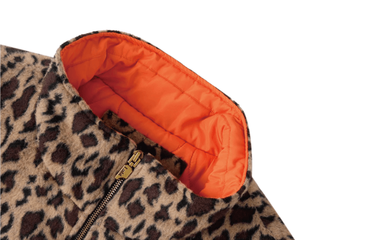 Labt Leopard Print Air Force Vest
