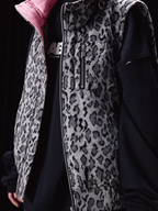 Labt Leopard Print Air Force Vest