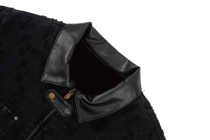 Labt Customized Jacquard Washed Denim Work Jacket