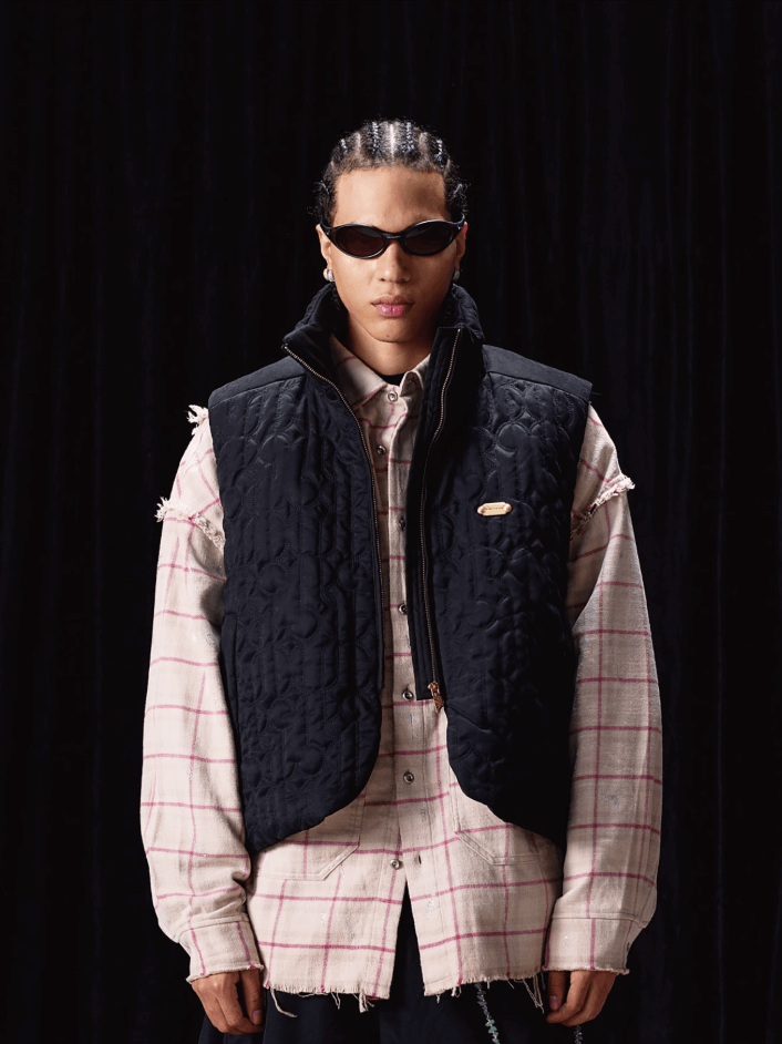 Labt Original Pattern Quilted Vest