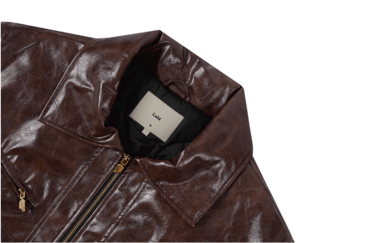 Labt Oil Waxed PU Leather Jacket