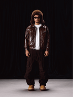 Labt Oil Waxed PU Leather Jacket