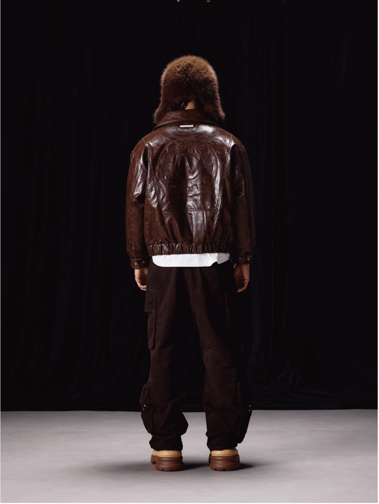 Labt Oil Waxed PU Leather Jacket