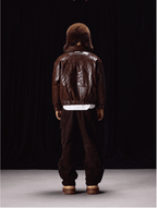 Labt Oil Waxed PU Leather Jacket