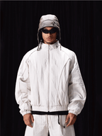 Labt Structured Patchwork Track Jacket