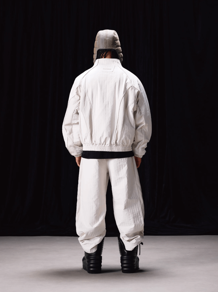 Labt Structured Patchwork Track Jacket
