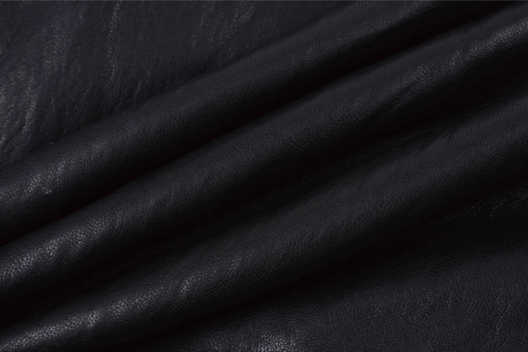 Labt Light Textured PU Leather Down Jacket