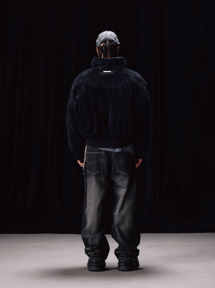 Labt Washed Structured Denim Jacket
