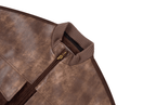 Labt PU Leather Suede Patchwork Pocket Jacket
