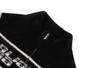 Labt Striped Jacquard Knit Zip Up Jacket