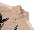 Labt Eagle Embroidered Sherpa Zip Up Jacket