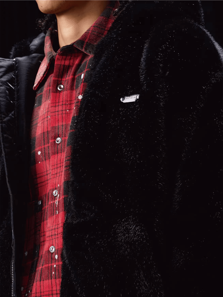 Labt Faux Fur Hood Jacket