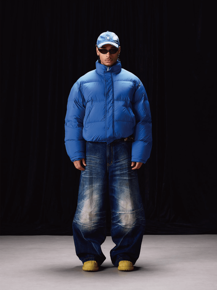 Labt 3D Logo Embossed Down Jacket