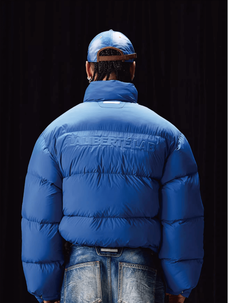 Labt 3D Logo Embossed Down Jacket