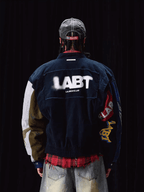Labt Colorblock Patchwork Bomber Jacket